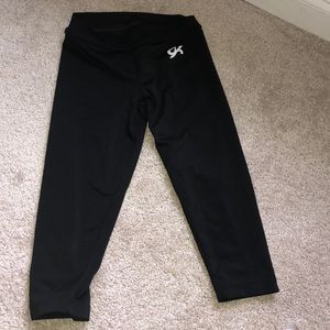 GK black cropped leggings